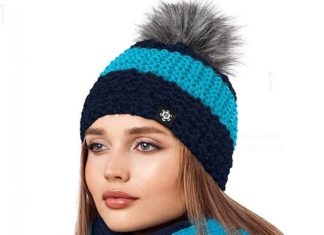 Ciepła damska czapka na zimę
